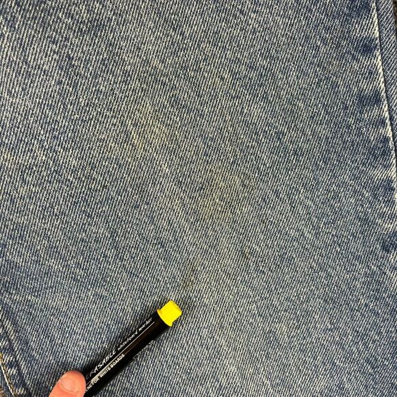 Vtg Levi's Orange Tab Boot Cut 217 Men's 36X32(34X31) Blue Denim Jeans - Picture 2 of 14